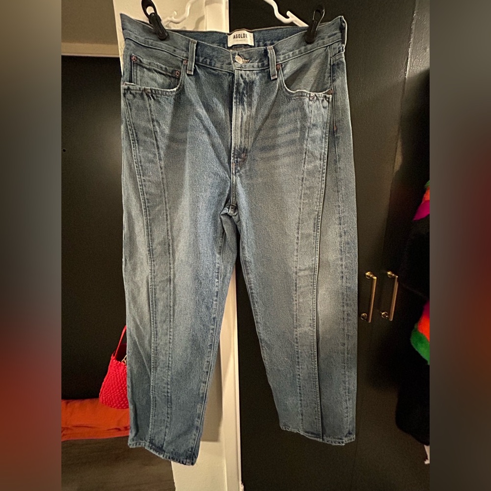 Agolde Classic Blue Denim Jeans